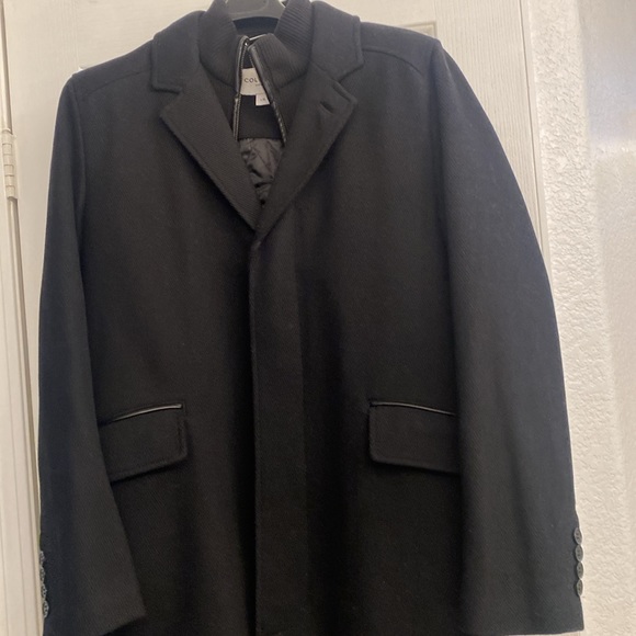 Cole HAAN SIGNATURE OVER COAT BLACK - Picture 2 of 12